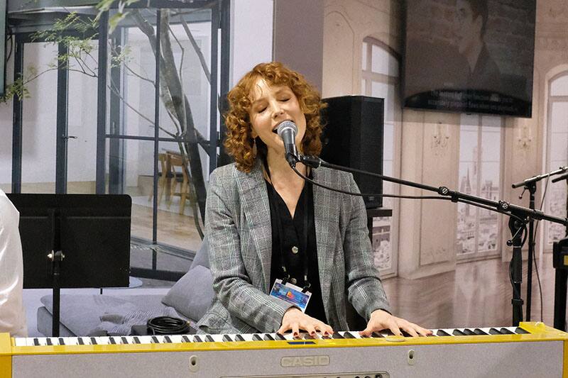 Casio NAMM 2024 Alicia Witt