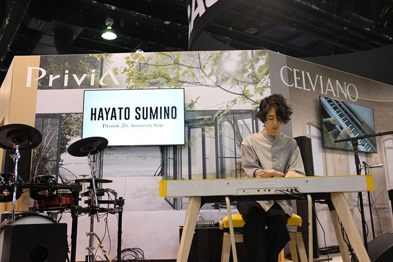 Casio NAMM 2024 Hayato Sumino
