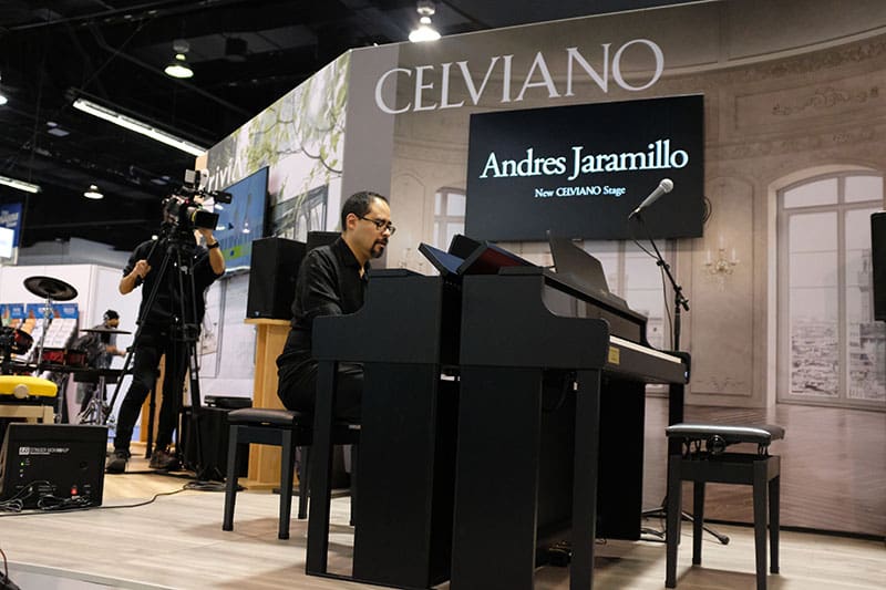 Casio NAMM 2024 Andres Jaramillo