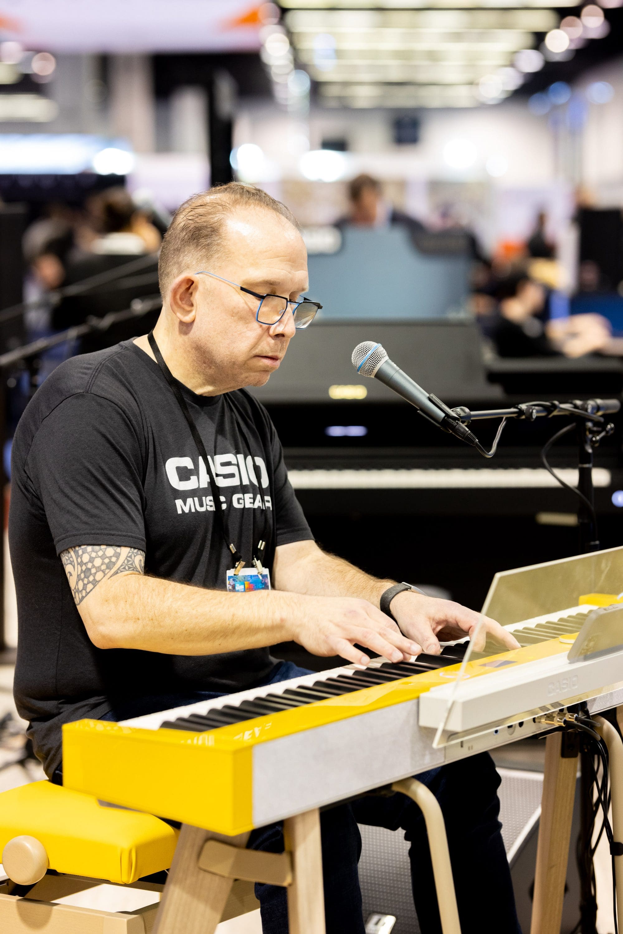 Casio NAMM 2024 Michael Whalen