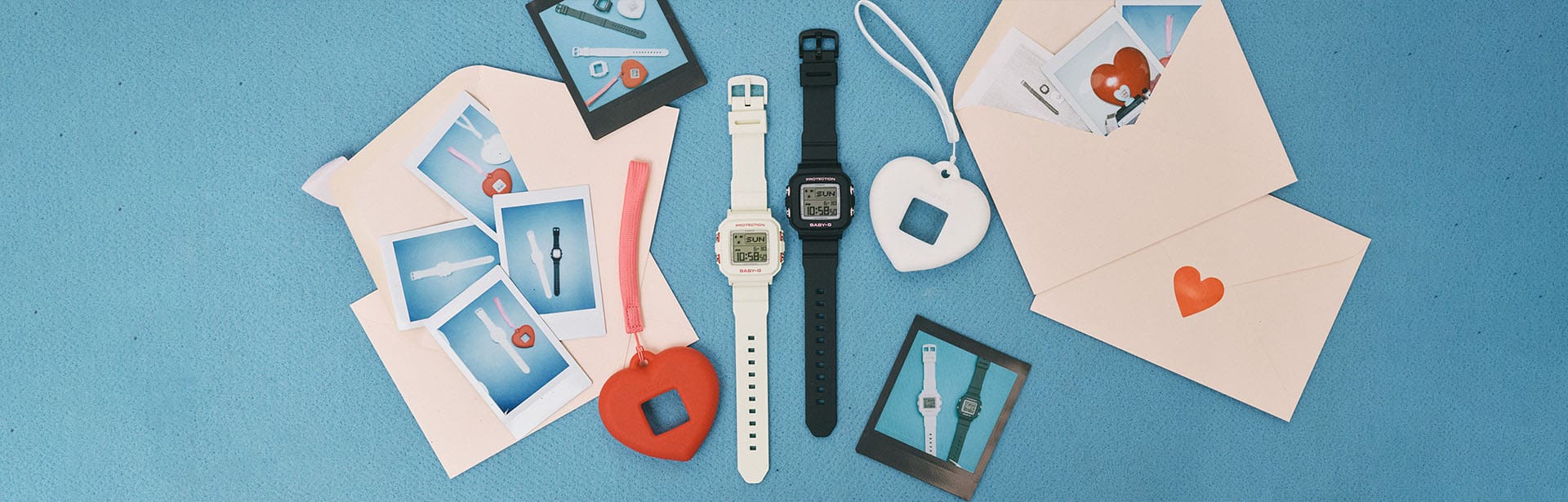 BABY-G +PLUS BDG10KH-1 and BDG10KH-7 Digital Watches