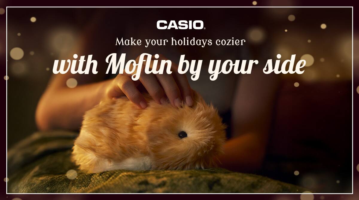 カシオのAIペット moflin(モフリン) ゴールド Moflin(ゴールド) | CASIO