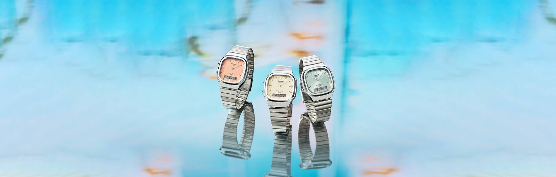 Casio AQ240 | Analog-Digital Watch, Vintage Style | CASIO