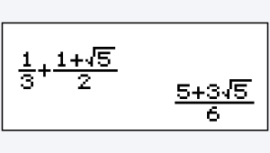 [数学自然表示] 式も答えも明確