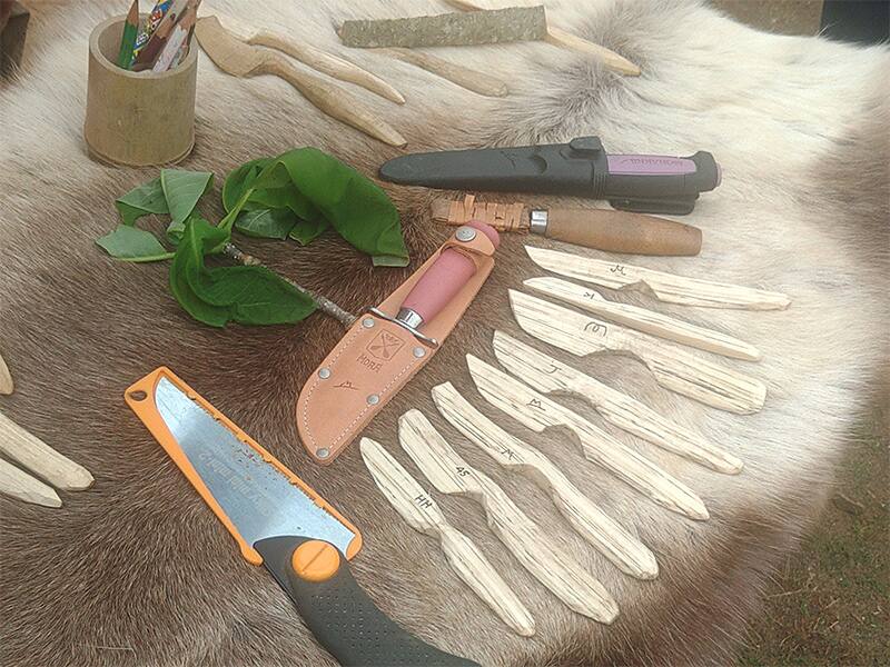 グリーンウッドワークのバターナイフ作り by WILD MIND GO! GO!の  