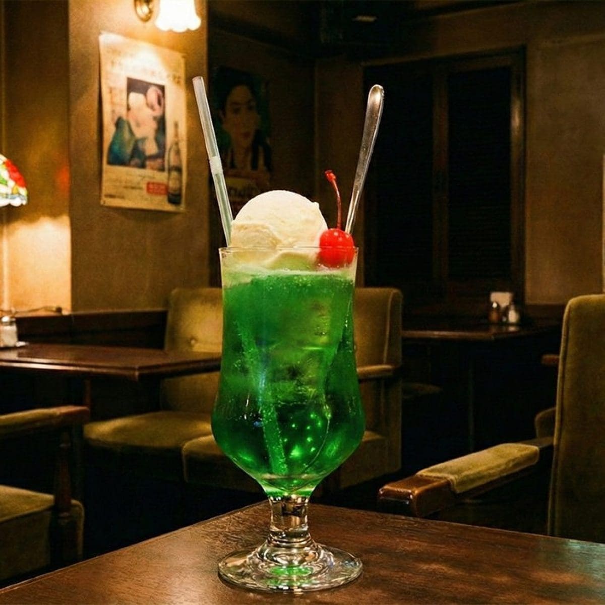 メロンソーダ（緑）