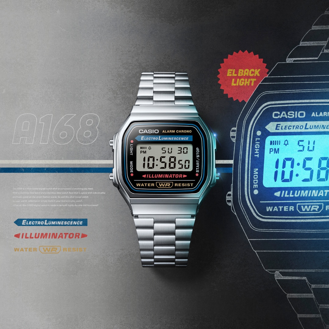 CASIO デジタルウォッチ1572 A168 ゴールド腕時計 マレーシア CASIO デジタルウォッチ1572 A168 ゴールド腕時計 マレーシア