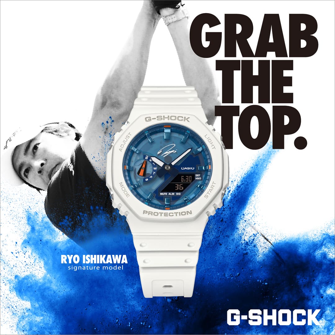 石川 遼 x G-SHOCK シグネチャーモデル - GA-2100RI25 - 製品