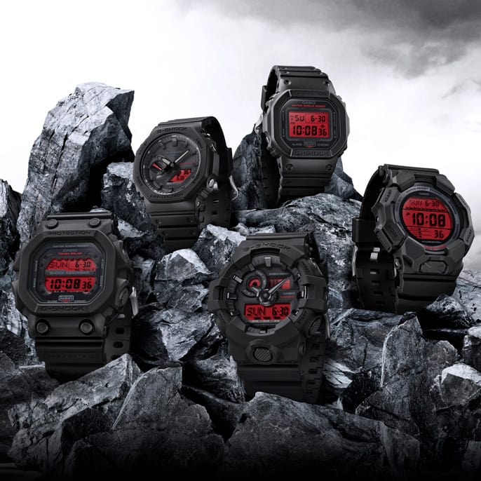 Black and Bold Red | G-SHOCK MALAYSIA