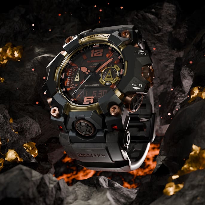 Magma Gold Mudmaster | G-SHOCK SINGAPORE