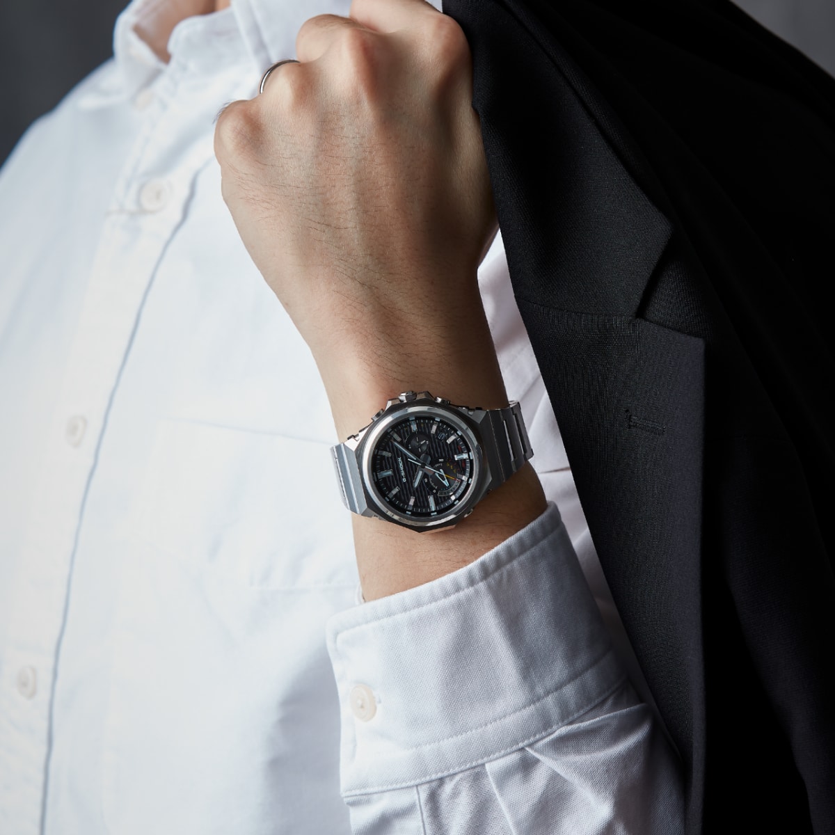 G-SHOCK GST-B1000D-1A 手錶 銀色 #18