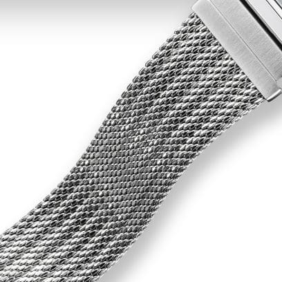A158WEM-3 Bracelet en maille avec une touche classique  #3