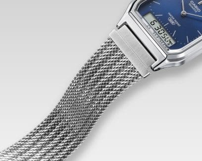 AQ-230EM-2A Bracelet en maille avec une touche classique  #3