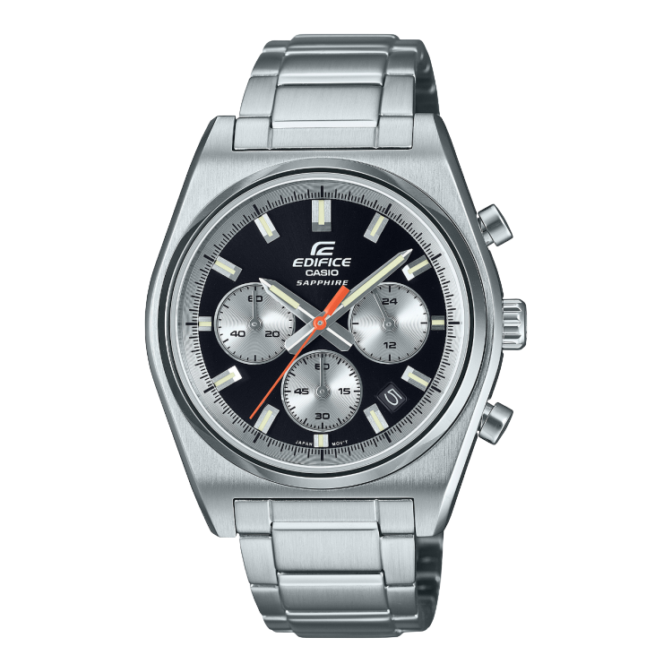 Casio Edifice EFB-730D-1AV – Orologio Cronografo Uomo In Acciaio, Vetro Zaffiro, Movimento Al Quarzo, Impermeabile 10 Bar - 3