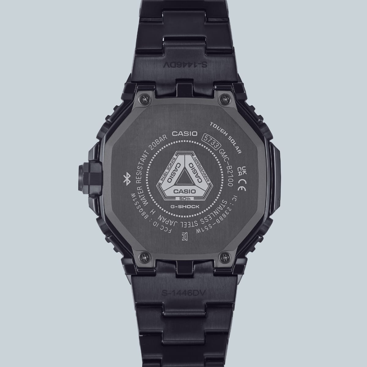GMC-B2100ZE-1A Design spécial du fond du boîtier pour célébrer le 50e anniversaire de la Casio Watch #3