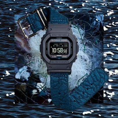GW-BX5600CBG-2 Montre fabriquée à partir de filets de pêche recyclés, fidèle à l'engagement de G-SHOCK en faveur de l'environnement #2