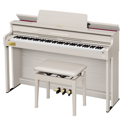 Gesamtansicht CASIO CELVIANO AP-750 Digitalpiano aus Palisanderholz. 