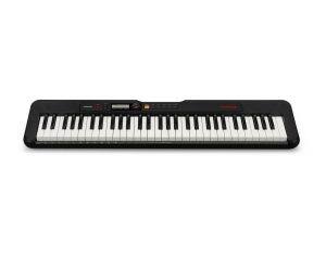 Gesamtansicht CASIO CT-S195 Casiotone Keyboard in Schwarz.