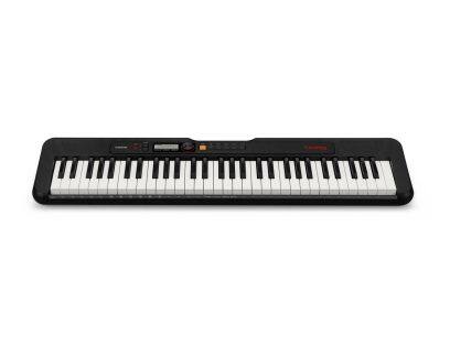 Gesamtansicht CASIO CT-S195 Casiotone Keyboard in Schwarz.