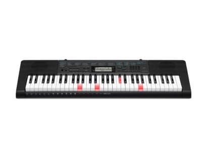 Gesamtansicht CASIO Leuchttasten Keyboard LK-266 in Schwarz.