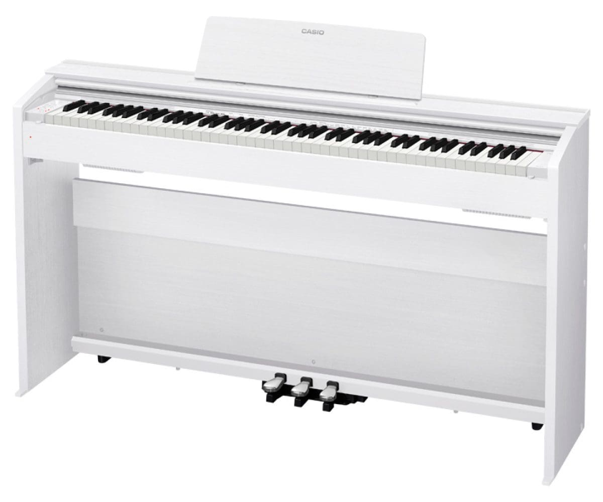 Gesamtansicht CASIO Digitalpiano Privia PX-870 in Weiß.