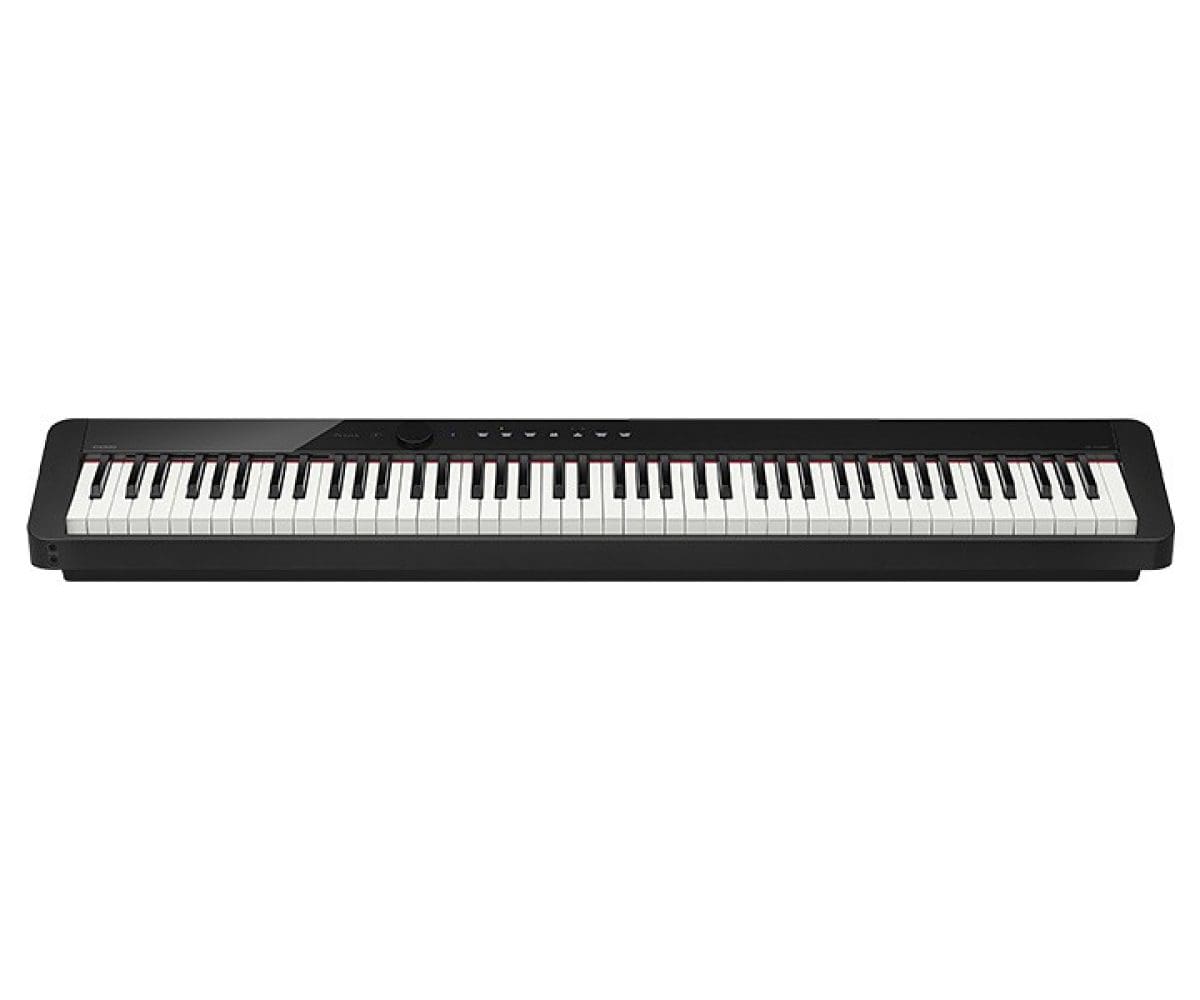 Gesamtansicht CASIO Digitalpiano Privia PX-S1000 in Schwarz.