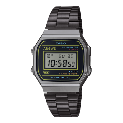Analog Digital Casio Uhr Schmal A168WEHB-1A