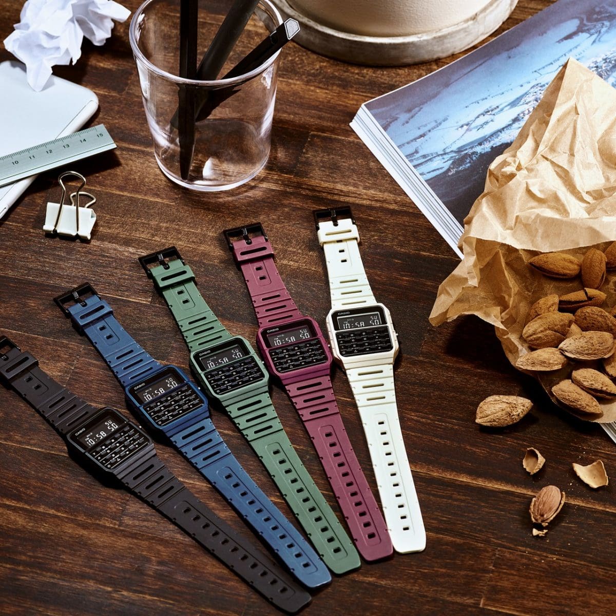 Von links: CA-53WF-1B, CA-53WF-2B, CA-53WF-3B, CA-53WF-4B, CA-53WF-8B