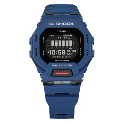 Gehäuse und Armband der G-SHOCK Armbanduhr GBD-200-2 direkt von vorn.