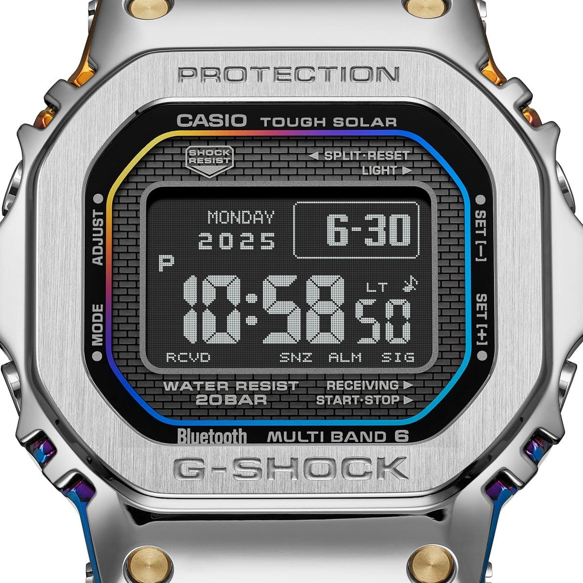 GMW-BZ5000RC-1 Main Display Font: Classic, Type C: Year + date + day