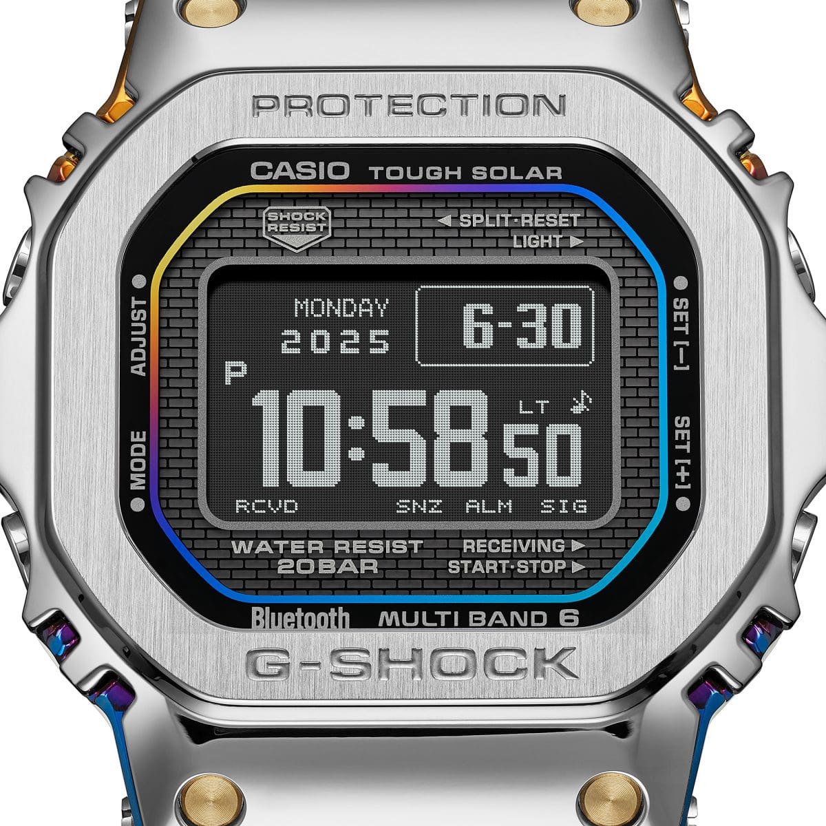 GMW-BZ5000RC-1 Main Display Font: Standard, Type C: Year + date + day