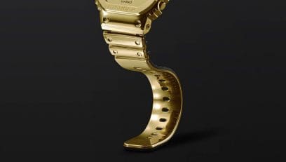 Gebogenes Silikonarmband der GM-2100YMG-9A Armbanduhr von G-SHOCK