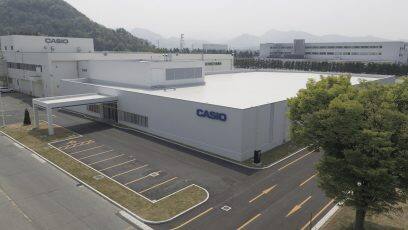 Die Produktionshalle von CASIO in Japan.