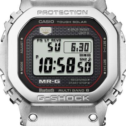 Nahaufnahme des Digitaldisplays der MRG-B5000D-1 mit Ziegelmuster-Umrandung