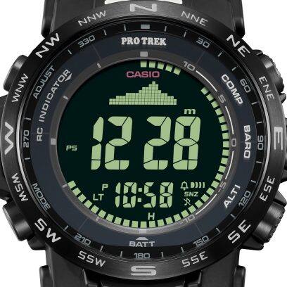 Close-Up des Displays der PRW-35Y-1B mit Höhenmesser