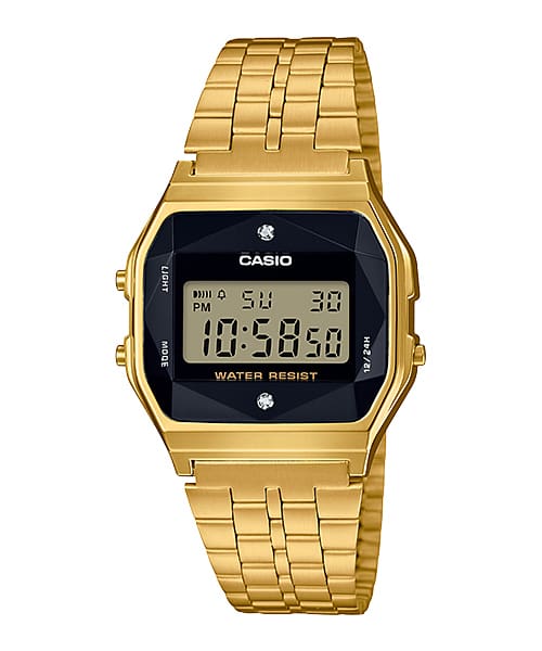CASIO　チープカシオ　ダイヤモンド　A159WGED-1JF　ゴールドカラー A159WGED-1 | CASIO