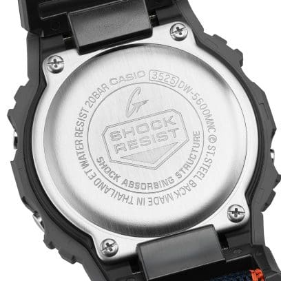 Gravação traseira do DW-5600MNC-8A2