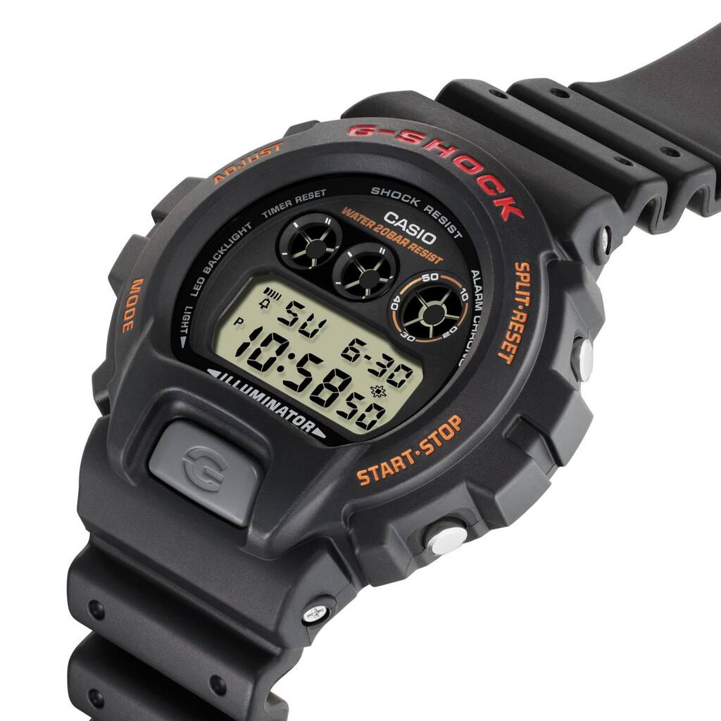 Casio Orologio Sportivo DW-6900UB-9DR – G-Shock Resistente Agli Urti, Impermeabile 20 Bar, Illuminazione Al Buio, Batteria A Lunga Durata. Design Iconico.