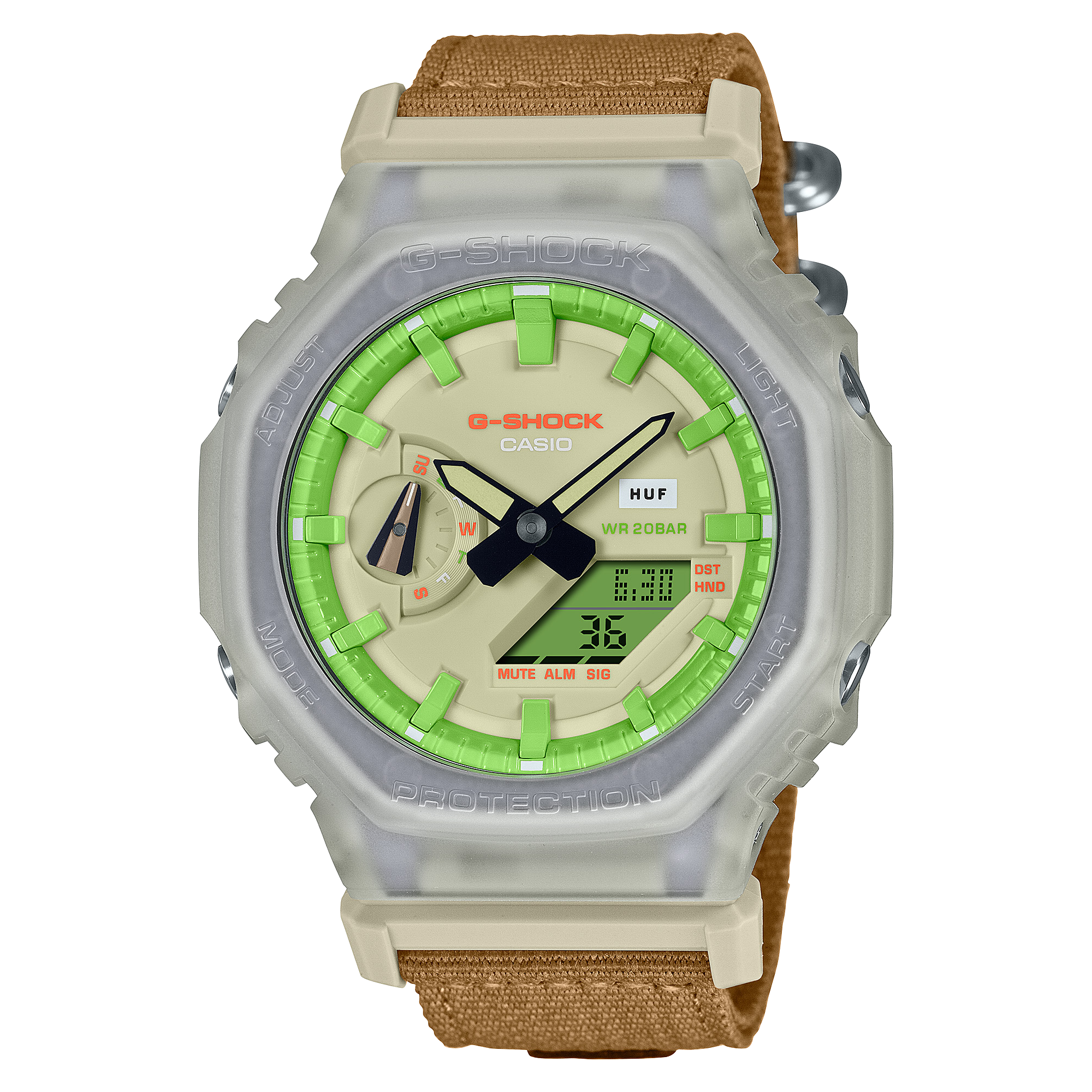 G-SHOCK HUF コラボレーションモデル GA-2100HUF-5AJR GA-2100HUF-5A | CASIO