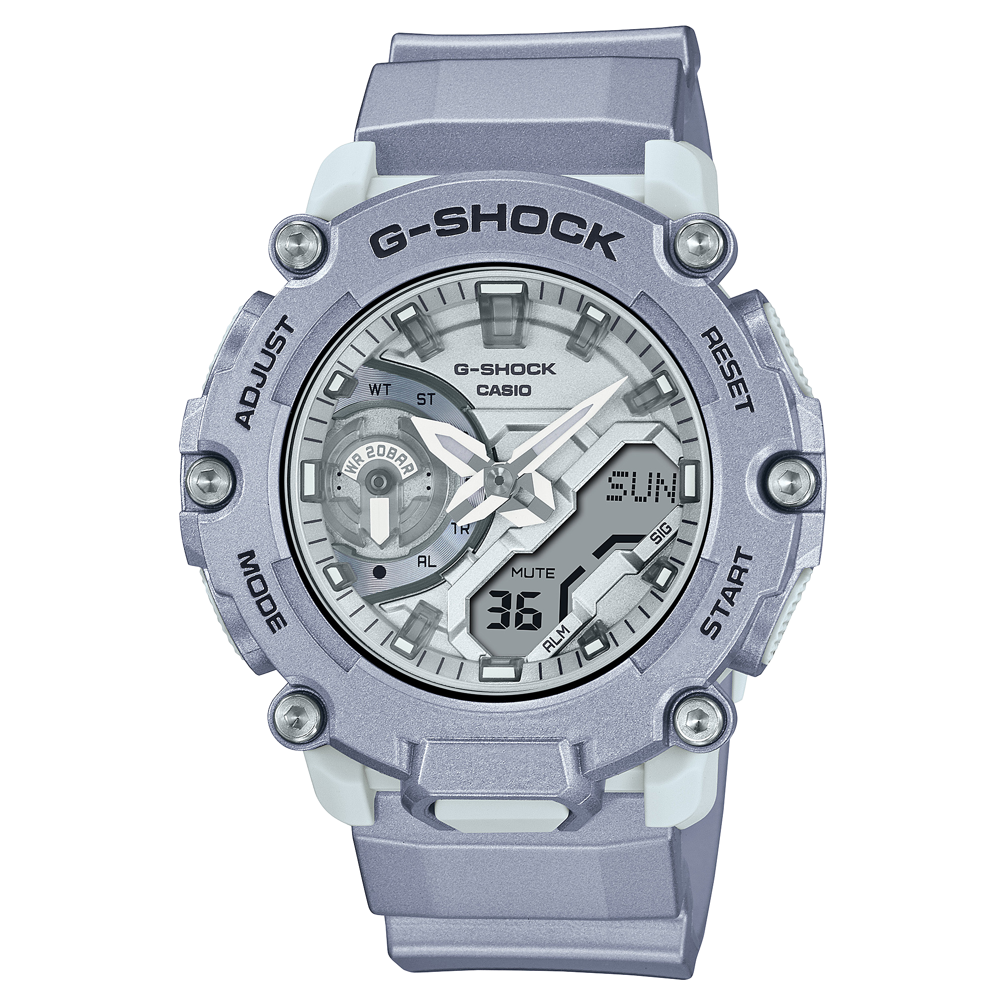 G-SHOCK デジタル腕時計 メタリックシルバー　GA-2200FF-8AJF GA-2200FF-8A | CASIO