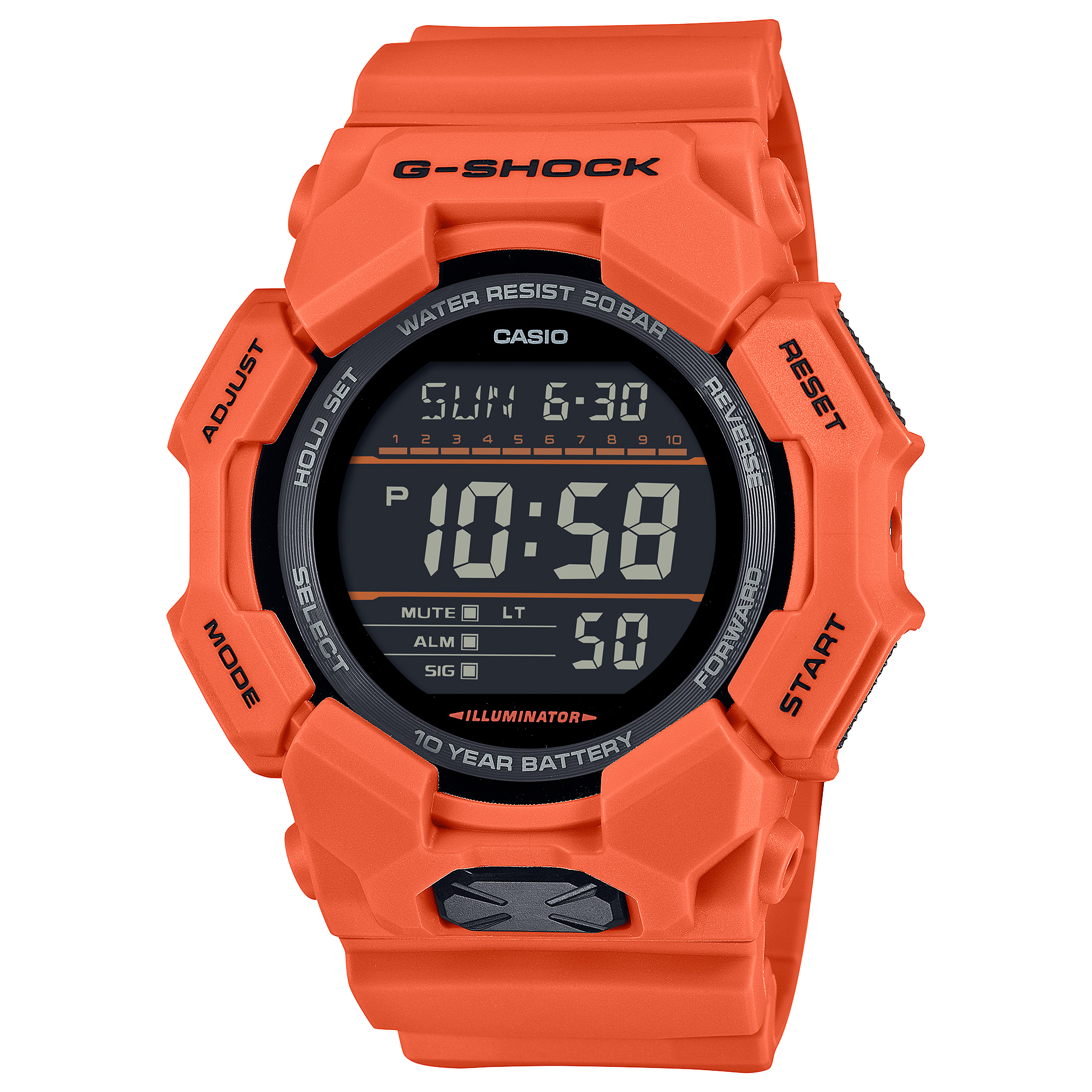 G-SHOCK GD-010-4JF オレンジ GD-010-4 | CASIO