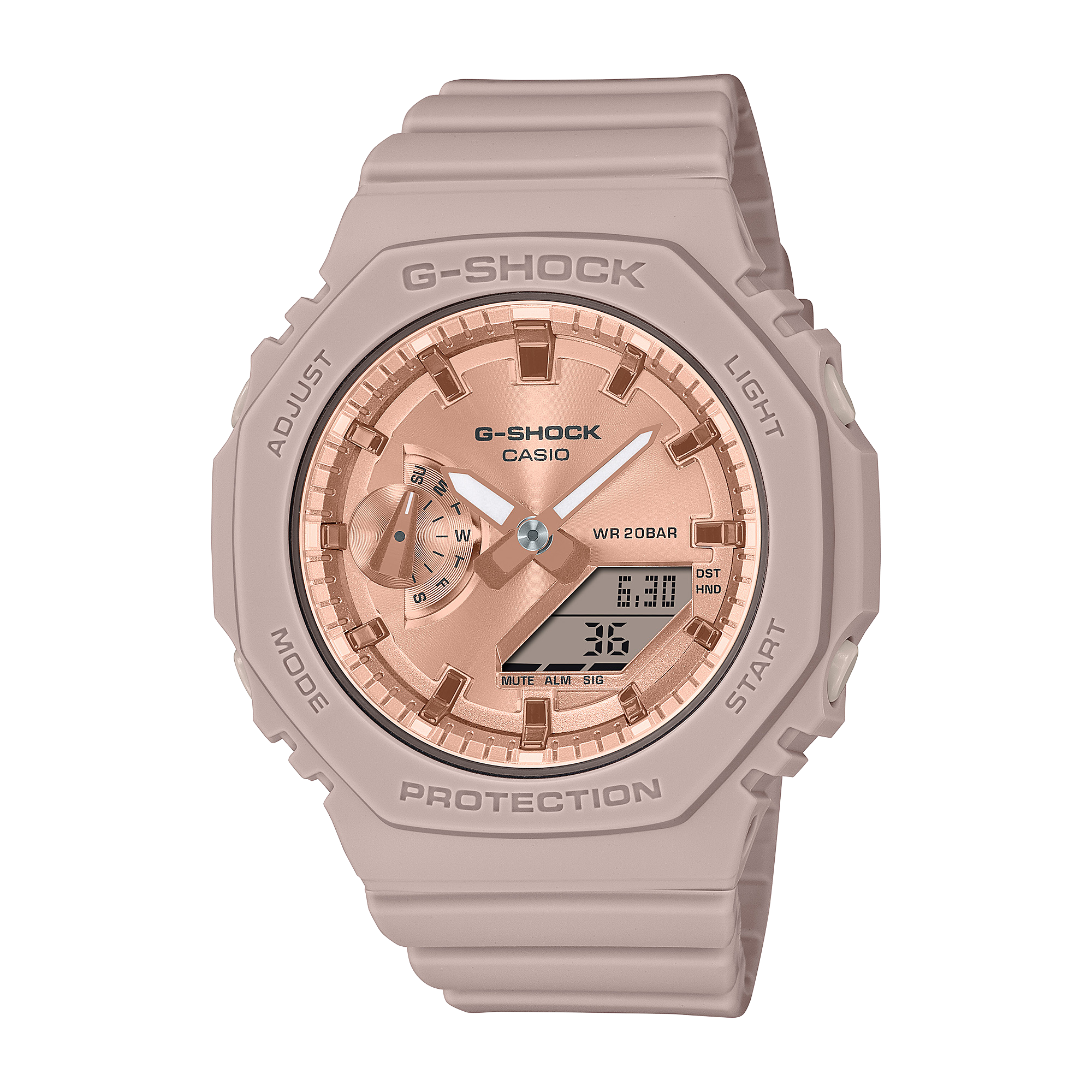 【美品】G-SHOCK GMA-S2100MD-4AJFピンクベージュ海外モデル GMA-S2100MD-4A | CASIO