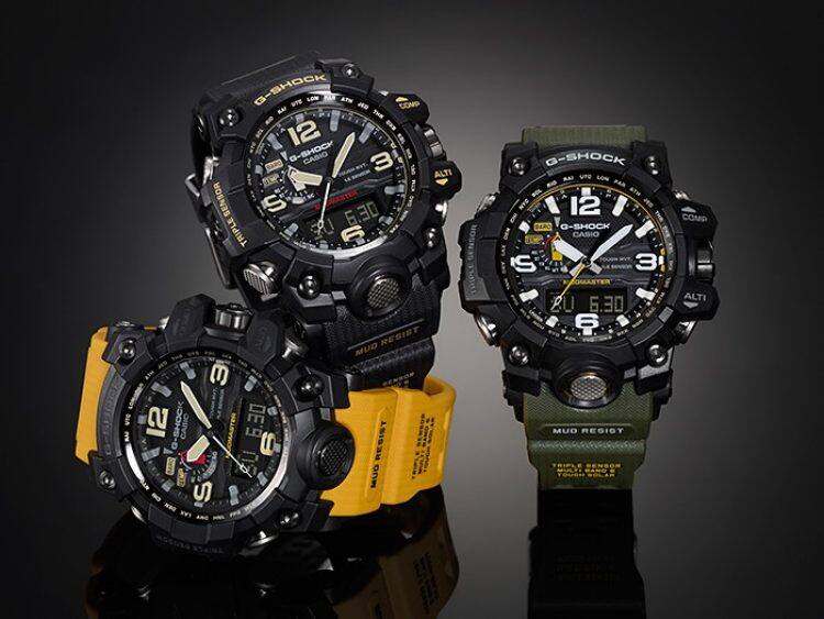 casio mudmaster wr20bar dourado