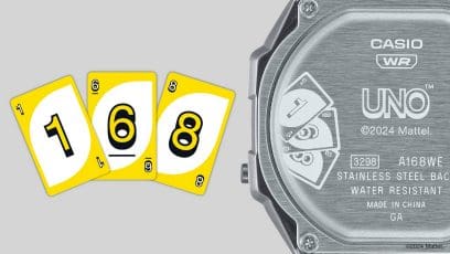 A168WEUC-1A Whimsical touch in case back engraving