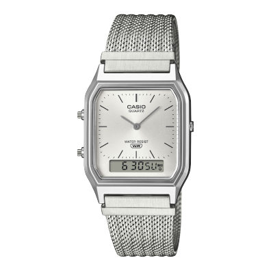 AQ-230A-2A2MQY | CASIO VINTAGE Silver | CASIO CANADA