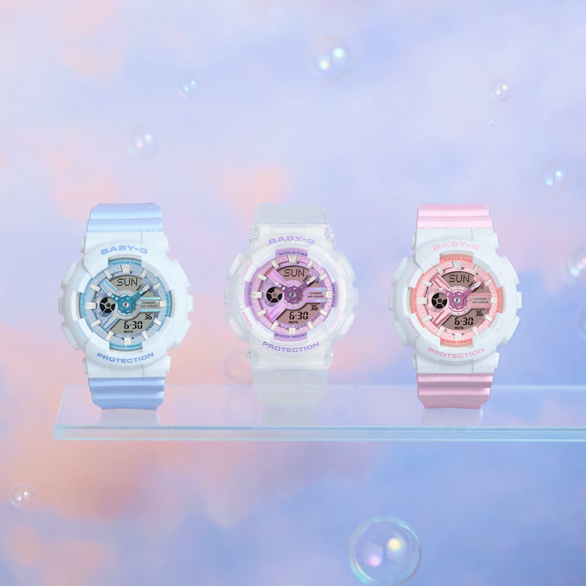 BA-110PD-2A | BABY-G ANALOG DIGITAL White | CASIO CANADA