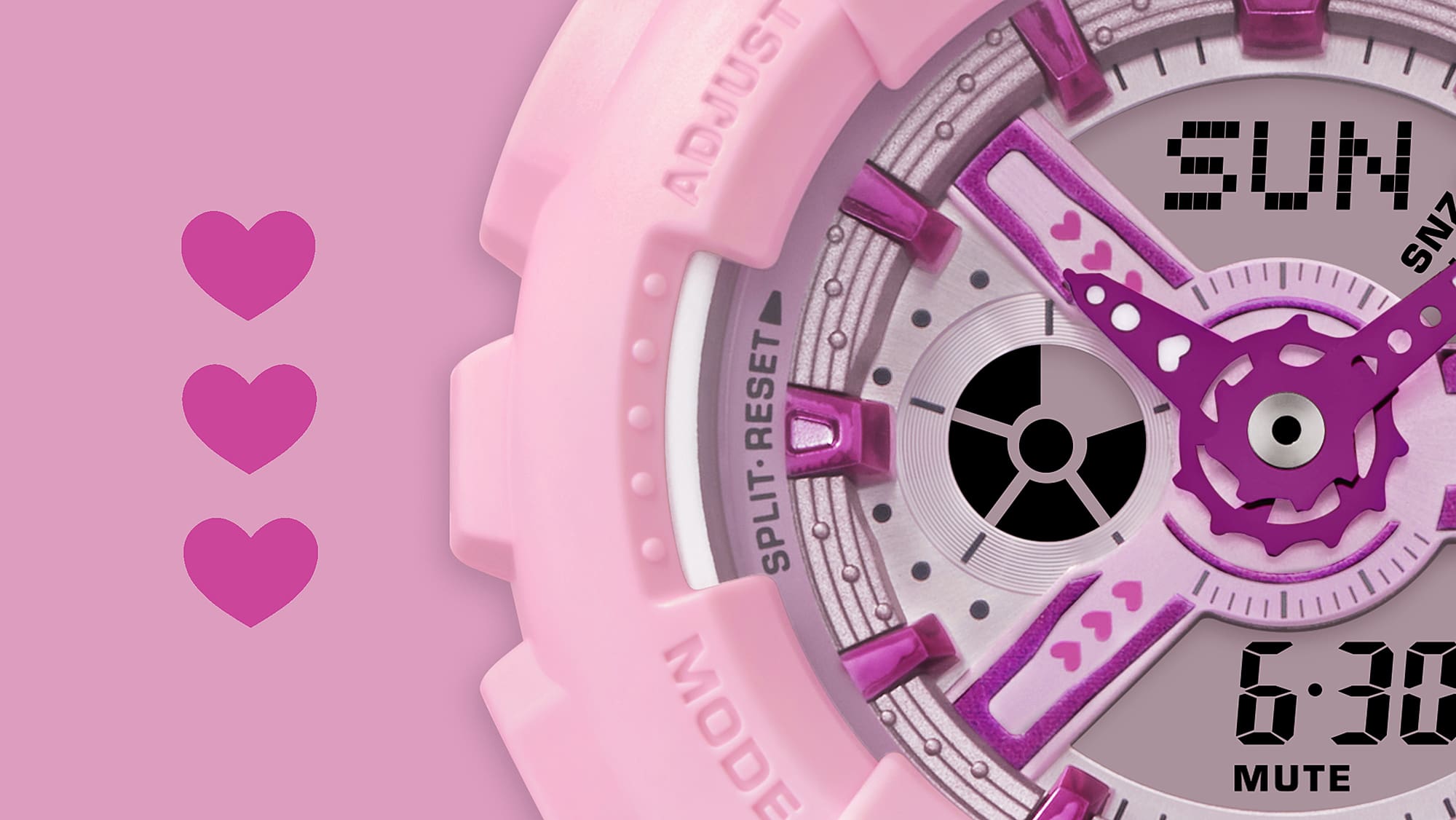 BABY-G BA-110YK-4AJF ピンク腕時計 BA-110YK-4A | BABY-G ANALOG DIGITAL Pink | CASIO CANADA