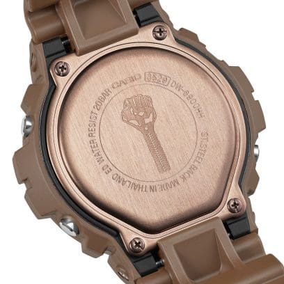 DW-6900HH-5 The fist bolt logo appears on the back