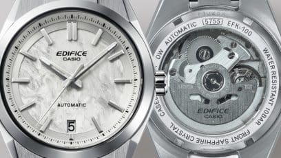 EFK-100D-7A Mechanical movement: Shown off with a see-through case back