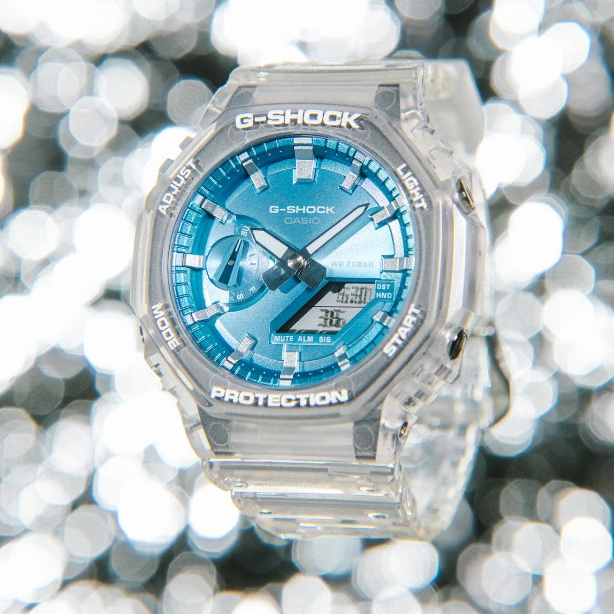 GA-2100BM-7A2 Translucent material for a see-through design
